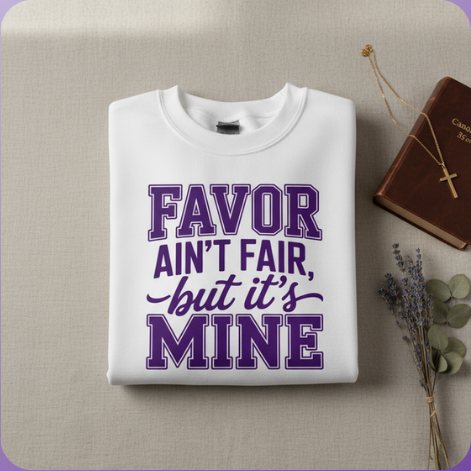 Faith apparel mockup prompt example